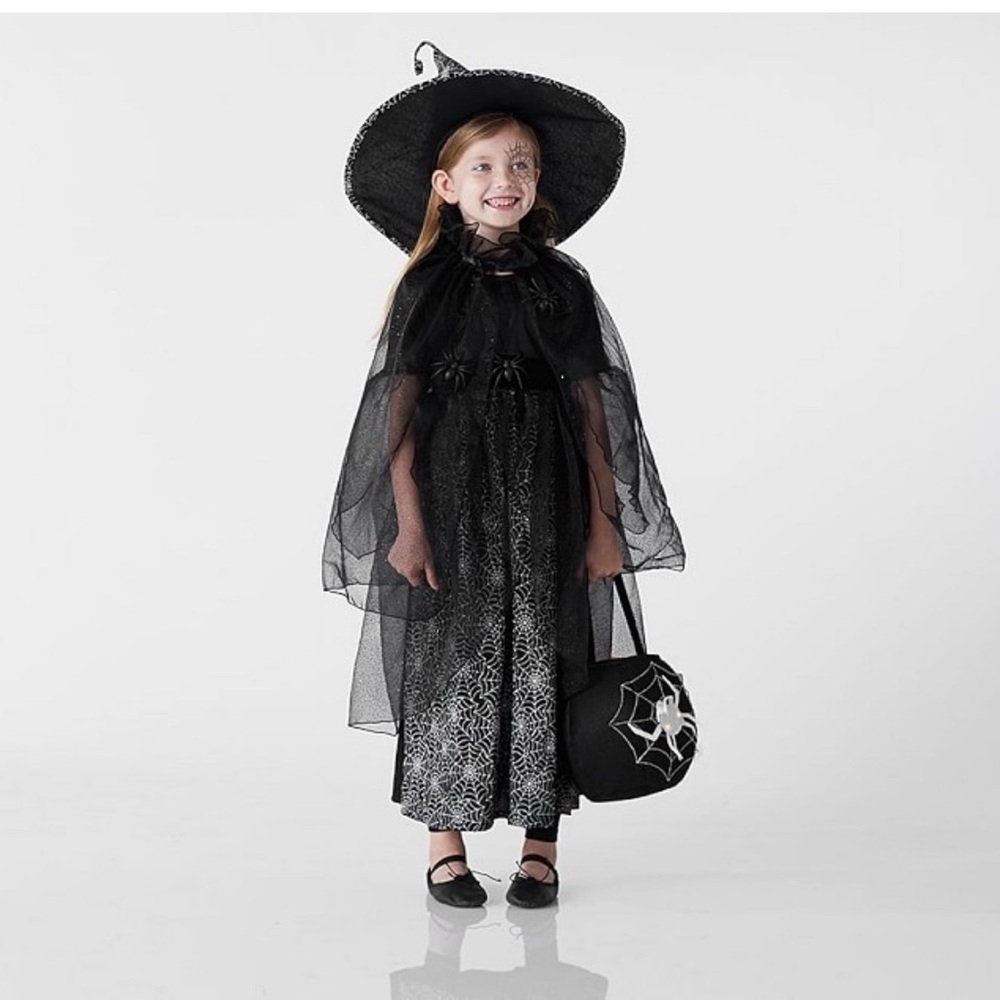 Pottery Barn Kids Glow in the Dark Spider Witch Costume